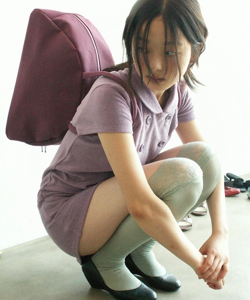 igi(イジ)の「BABY DOUBLE FRONT ROMPER / パイルダブルフロントロンパース(つなぎ/オールインワン・レディース・パープル/ネイビー・1/0)」の12枚目の写真