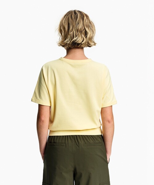 AIGLE(エーグル)の「UVカット 吸水速乾 ワンポイントグラフィック半袖Tシャツ(Tシャツ/カットソー・レディース・イエロー/ホワイト/セージグリーン/グレー・M/S/L)」の11枚目の写真