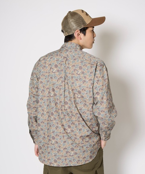 Foxfire（フォックスファイヤー）の「フィッシュアイカモシャツ（シャツ/ブラウス・メンズ・ストーン/ブラウン/グリーン・M/XL/L）」の5枚目の写真