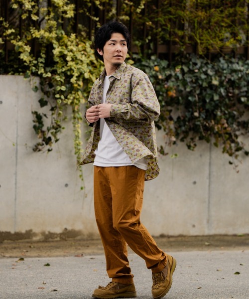 Foxfire（フォックスファイヤー）の「フィッシュアイカモシャツ（シャツ/ブラウス・メンズ・ストーン/ブラウン/グリーン・M/XL/L）」の8枚目の写真