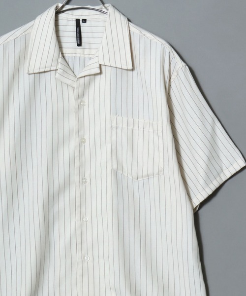 セール】Check & Stripe Short-Sleeve Shirt / チェック＆ストライプ