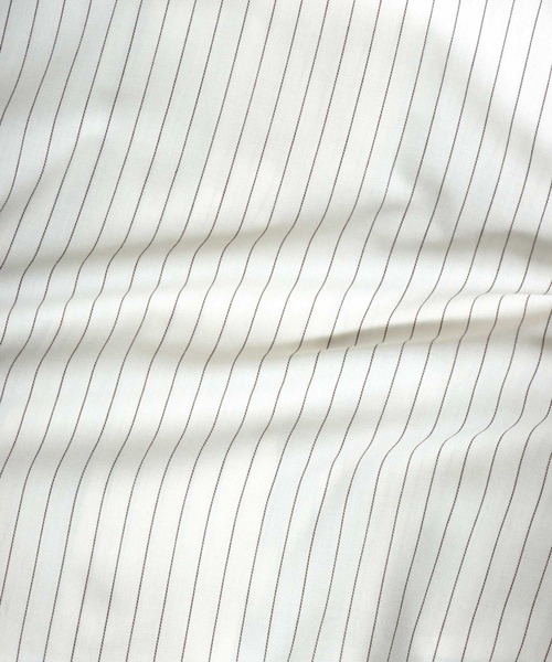 ANPAS(アンパス)の「Check & Stripe Short-Sleeve Shirt / チェック&ストライプ 半袖オープンカラーシャツ メンズ トップス 開襟シャツ(シャツ/ブラウス・メンズ・ホワイト系1/ホワイト系2/ブラック系1/ブルー系/ブラック系2/グレー系・M/L/LL)」の13枚目の写真