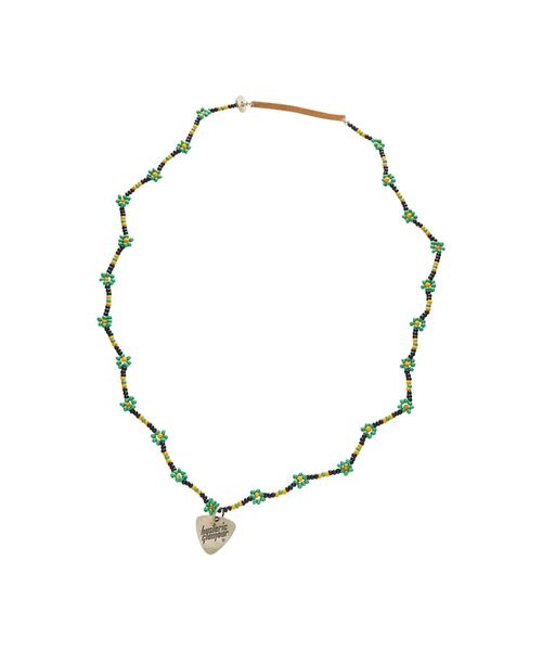 HYSTERIC GLAMOUR（ヒステリックグラマー）の「Akashic Tree/SEE NO EVILビーズネックレス（ネックレス・レディース・ブラック/ブルー・FREE）」の6枚目の写真