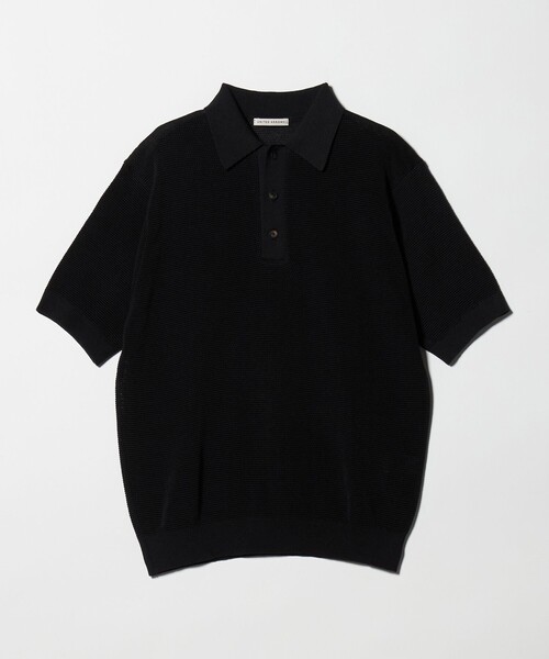 UNITED ARROWS(ユナイテッドアローズ)の「シャーリーカーン バーズアイ ニットポロシャツ(ポロシャツ・メンズ・グレー系/ダークオレンジ/ライム/ブラック・XL/L/M/S)」の2枚目の写真