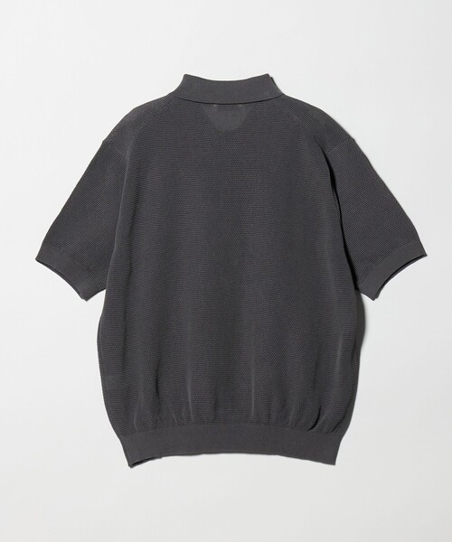 UNITED ARROWS(ユナイテッドアローズ)の「シャーリーカーン バーズアイ ニットポロシャツ(ポロシャツ・メンズ・グレー系/ダークオレンジ/ライム/ブラック・XL/L/M/S)」の5枚目の写真