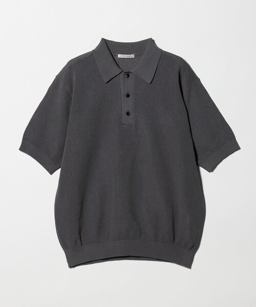 UNITED ARROWS（ユナイテッドアローズ）の「シャーリーカーン バーズアイ ニットポロシャツ（ポロシャツ・メンズ・グレー系/ダークオレンジ/ライム/ブラック・XL/L/M/S）」の10枚目の写真