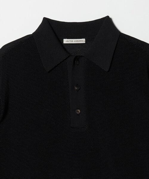 UNITED ARROWS（ユナイテッドアローズ）の「シャーリーカーン バーズアイ ニットポロシャツ（ポロシャツ・メンズ・グレー系/ダークオレンジ/ライム/ブラック・XL/L/M/S）」の19枚目の写真