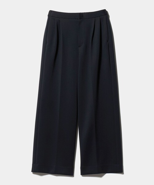 UNITED ARROWS(ユナイテッドアローズ)の「LIGHT SPONGY ワイドパンツ ‐ウォッシャブル‐(スラックス・レディース・ネイビー/オフホワイト/ブラック・40/34/36/38)」の13枚目の写真