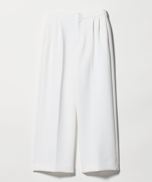 UNITED ARROWS(ユナイテッドアローズ)の「LIGHT SPONGY ワイドパンツ ‐ウォッシャブル‐(スラックス・レディース・ネイビー/オフホワイト/ブラック・40/34/36/38)」の21枚目の写真