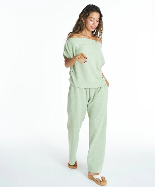 ROXY(ロキシー)の「ROXY/ロキシー ロングパンツ SUNSET BREEZE PANTS RPT262053(その他パンツ・レディース・ライトグリーン/キナリ/ブラック・L/M)」の11枚目の写真
