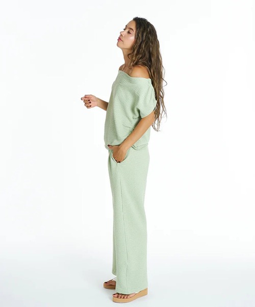 ROXY(ロキシー)の「ROXY/ロキシー ロングパンツ SUNSET BREEZE PANTS RPT262053(その他パンツ・レディース・ライトグリーン/キナリ/ブラック・L/M)」の12枚目の写真