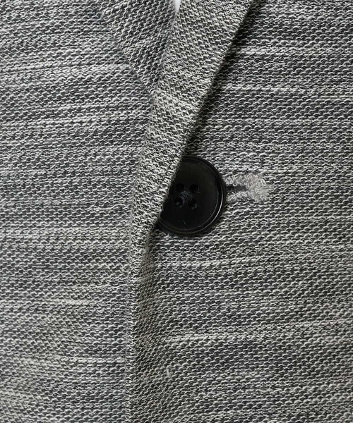 a.v.v（アーヴェヴェ）の「【イージーケア/洗濯機で洗える/ストレッチ】スラブメランジカノコスマートジャケット（テーラードジャケット・メンズ・チャコールグレー/ネイビー・46/48/52/50）」の21枚目の写真