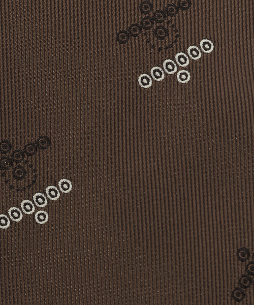 EDIFICE（エディフィス）の「AX Classico Seta ジオメトリッックタイ（ネクタイ・メンズ・ブラック/ブラウン・FREE）」の7枚目の写真