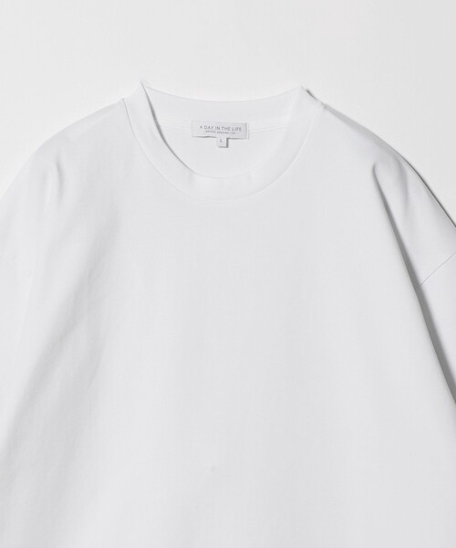 A DAY IN THE LIFE UNITED ARROWS(アデイインザライフユナイテッドアローズ)の「クリア ポンチ リラックス 5分袖 カットソー-接触冷感-<A DAY IN THE LIFE>(Tシャツ/カットソー・メンズ・ブラック/ターコイズブルー系/その他1/ホワイト/ライトグレー・XL/M/S/L)」の22枚目の写真
