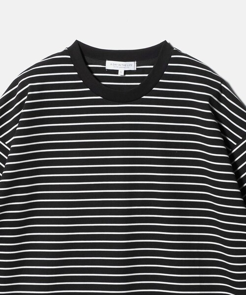 A DAY IN THE LIFE UNITED ARROWS(アデイインザライフユナイテッドアローズ)の「クリア ポンチ リラックス 5分袖 カットソー-接触冷感-<A DAY IN THE LIFE>(Tシャツ/カットソー・メンズ・ブラック/ターコイズブルー系/その他1/ホワイト/ライトグレー・XL/M/S/L)」の19枚目の写真