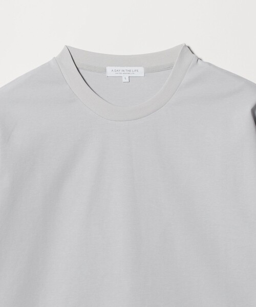 A DAY IN THE LIFE UNITED ARROWS(アデイインザライフユナイテッドアローズ)の「クリア ポンチ リラックス 5分袖 カットソー-接触冷感-<A DAY IN THE LIFE>(Tシャツ/カットソー・メンズ・ブラック/ターコイズブルー系/その他1/ホワイト/ライトグレー・XL/M/S/L)」の16枚目の写真
