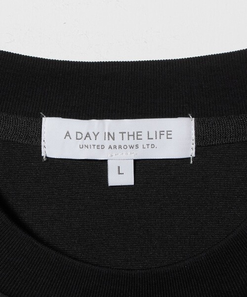 A DAY IN THE LIFE UNITED ARROWS(アデイインザライフユナイテッドアローズ)の「クリア ポンチ リラックス 5分袖 カットソー-接触冷感-<A DAY IN THE LIFE>(Tシャツ/カットソー・メンズ・ブラック/ターコイズブルー系/その他1/ホワイト/ライトグレー・XL/M/S/L)」の11枚目の写真