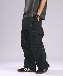 RAGEBLUE | Cotton Linen Easy Cargo Pants/綿麻カーゴイージーパンツ(カーゴパンツ)