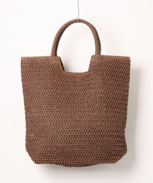 gossara(ゴサラ)の「【昨年即完した人気商品】ハンドルペーパートート(かごバッグ・レディース・ベージュ/ブラック/ブラウン・FREE)」の13枚目の写真
