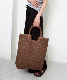 gossara（ゴサラ）の「【昨年即完した人気商品】ハンドルペーパートート（かごバッグ）」