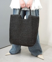 gossara（ゴサラ）の「【昨年即完した人気商品】ハンドルペーパートート（かごバッグ）」