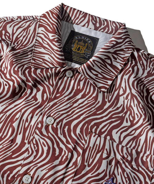 ALDIES(アールディーズ)の「Zebra Shirts / ゼブラシャツ(シャツ/ブラウス・メンズ・ブラック/ブラウン・SMALL/MEDIUM/LARGE)」の6枚目の写真