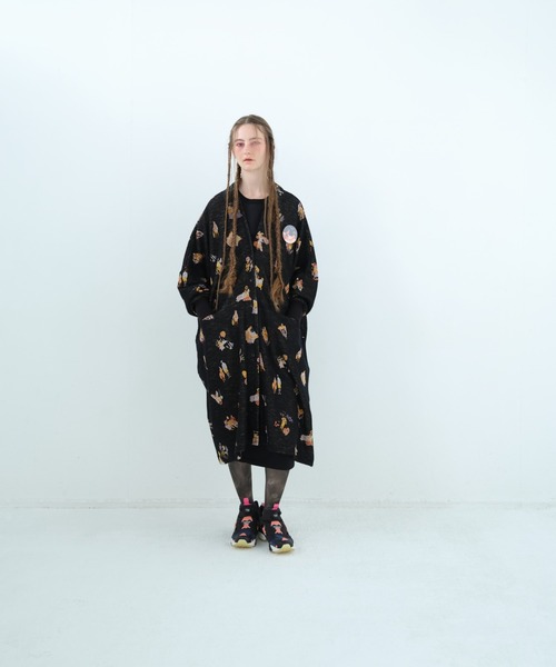bedsidedrama(ベットサイドドラマ)の「BEDSIDEDRAMA/ベッドサイドドラマ/Twenty Night JQ Cardigan(カーディガン/ボレロ・レディース・ブラック/グレー・2/1)」の3枚目の写真