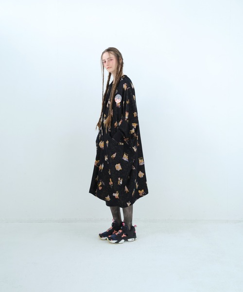 bedsidedrama(ベットサイドドラマ)の「BEDSIDEDRAMA/ベッドサイドドラマ/Twenty Night JQ Cardigan(カーディガン/ボレロ・レディース・ブラック/グレー・2/1)」の4枚目の写真