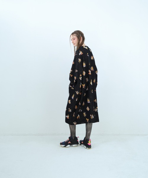 bedsidedrama(ベットサイドドラマ)の「BEDSIDEDRAMA/ベッドサイドドラマ/Twenty Night JQ Cardigan(カーディガン/ボレロ・レディース・ブラック/グレー・2/1)」の5枚目の写真
