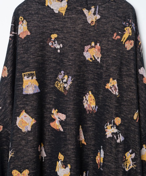 bedsidedrama(ベットサイドドラマ)の「BEDSIDEDRAMA/ベッドサイドドラマ/Twenty Night JQ Cardigan(カーディガン/ボレロ・レディース・ブラック/グレー・2/1)」の11枚目の写真