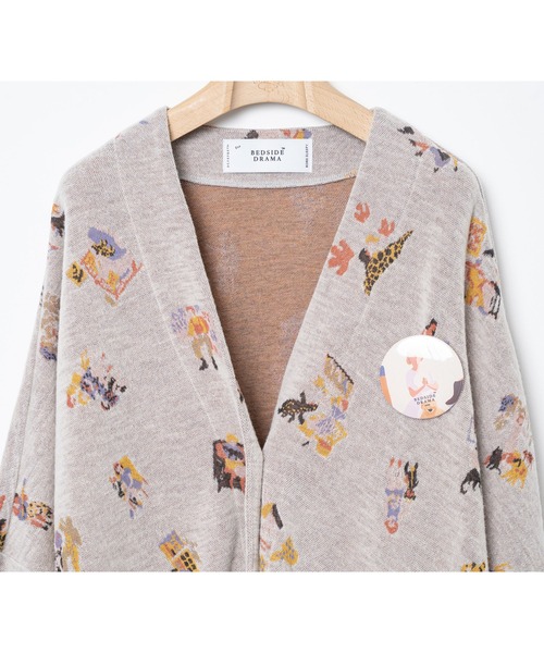 bedsidedrama(ベットサイドドラマ)の「BEDSIDEDRAMA/ベッドサイドドラマ/Twenty Night JQ Cardigan(カーディガン/ボレロ・レディース・ブラック/グレー・2/1)」の17枚目の写真