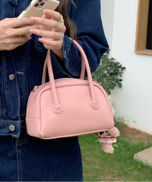 Vipoa(ヴィポア)の「compact hand bag(ハンドバッグ・レディース・ブラック/ピンク/イエロー・FREE)」の1枚目の写真
