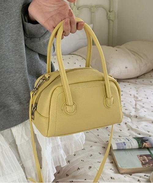 Vipoa(ヴィポア)の「compact hand bag(ハンドバッグ・レディース・ブラック/ピンク/イエロー・FREE)」の3枚目の写真