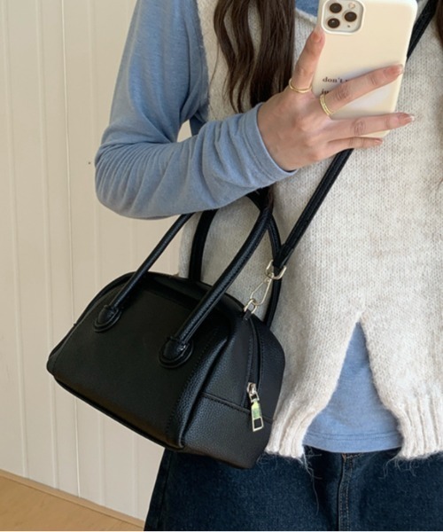 Vipoa(ヴィポア)の「compact hand bag(ハンドバッグ・レディース・ブラック/ピンク/イエロー・FREE)」の5枚目の写真
