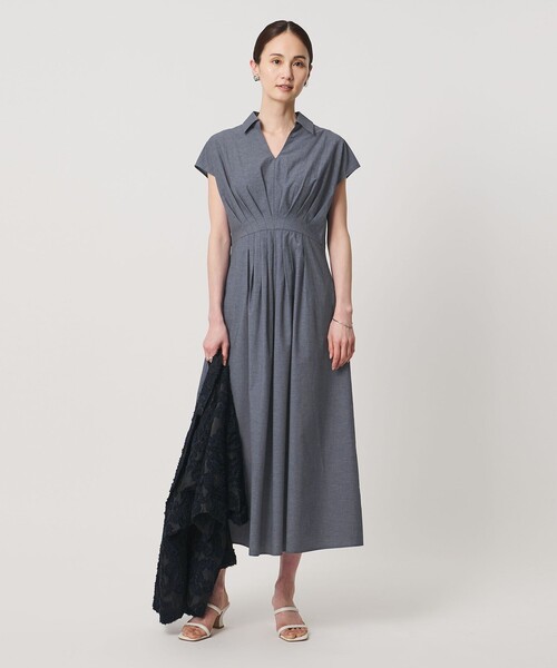UNITED ARROWS(ユナイテッドアローズ)の「MANTECO POP ワンピース(ワンピース・レディース・ブラック/その他7/ダークブラウン・38/36)」の8枚目の写真