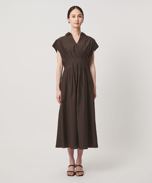 UNITED ARROWS(ユナイテッドアローズ)の「MANTECO POP ワンピース(ワンピース・レディース・ブラック/その他7/ダークブラウン・38/36)」の9枚目の写真