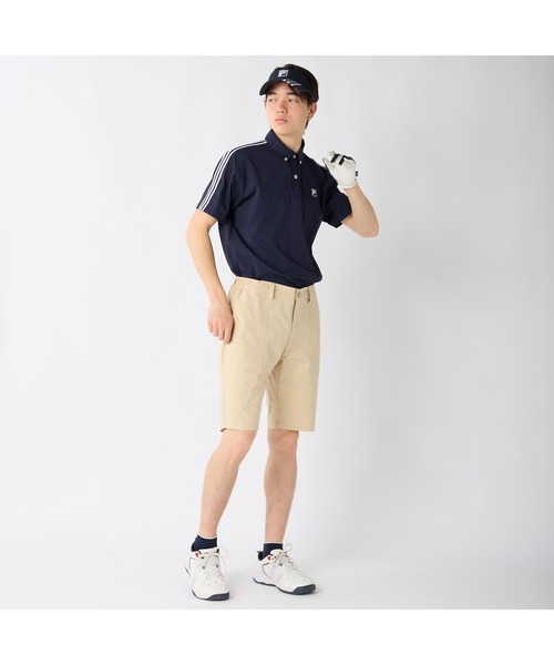 FILA GOLF(フィラゴルフ )の「【FILA GOLF:フィラゴルフ】ロゴショートパンツ ゴルフ(その他パンツ・メンズ・ブラック/ベージュ/ネイビー・MEDIUM/LARGE/X-LARGE/XX-LARGE)」の9枚目の写真