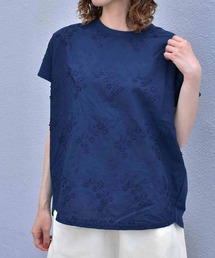 フラワー3D刺繍Tシャツ26NO1