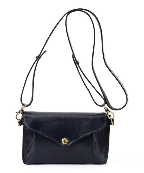GLENROYAL(グレンロイヤル)の「【別注】GLENROYAL MEDIUM PURSE WITH STRAP ブライドルレザー ショルダーミニバッグ(ショルダーバッグ・メンズ・グリーン/テラコッタ/ブラック/ネイビー・FREE)」の1枚目の写真