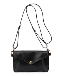 【別注】GLENROYAL MEDIUM PURSE WITH STRAP ブライドルレザー ショルダーミニバッグ