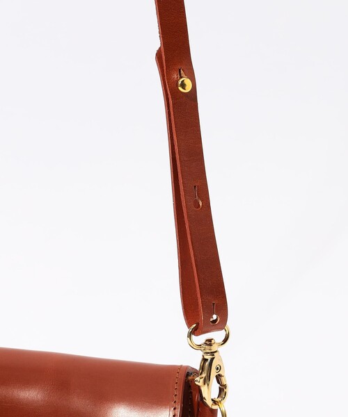 GLENROYAL(グレンロイヤル)の「【別注】GLENROYAL MEDIUM PURSE WITH STRAP ブライドルレザー ショルダーミニバッグ(ショルダーバッグ・メンズ・グリーン/テラコッタ/ブラック/ネイビー・FREE)」の10枚目の写真