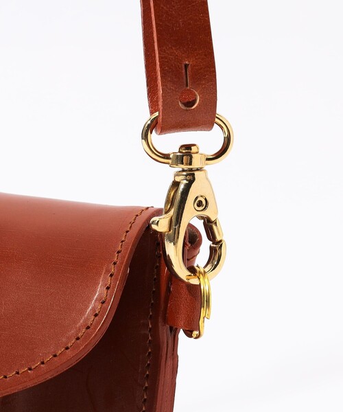 GLENROYAL(グレンロイヤル)の「【別注】GLENROYAL MEDIUM PURSE WITH STRAP ブライドルレザー ショルダーミニバッグ(ショルダーバッグ・メンズ・グリーン/テラコッタ/ブラック/ネイビー・FREE)」の11枚目の写真