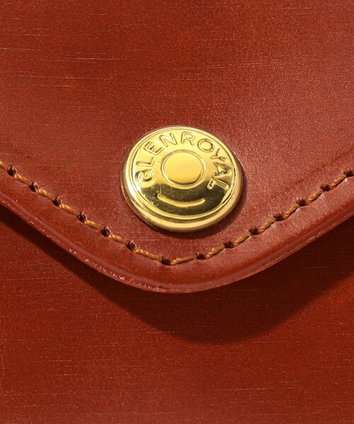 GLENROYAL(グレンロイヤル)の「【別注】GLENROYAL MEDIUM PURSE WITH STRAP ブライドルレザー ショルダーミニバッグ(ショルダーバッグ・メンズ・グリーン/テラコッタ/ブラック/ネイビー・FREE)」の12枚目の写真