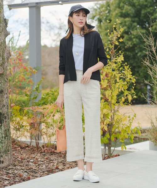 Tiaclasse(ティアクラッセ)の「総レースワイドパンツ(その他パンツ・レディース・ブラック/オフホワイト・XXL/XL)」の11枚目の写真