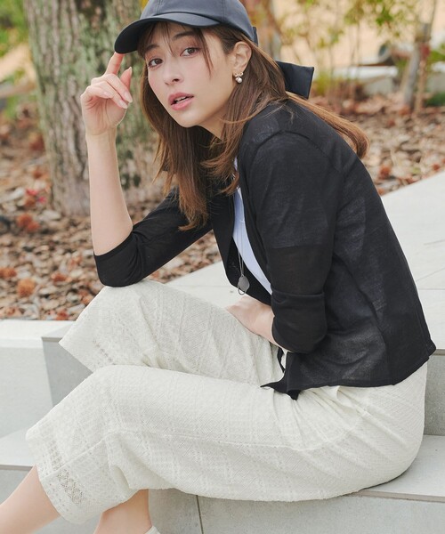Tiaclasse(ティアクラッセ)の「総レースワイドパンツ(その他パンツ・レディース・ブラック/オフホワイト・XXL/XL)」の14枚目の写真