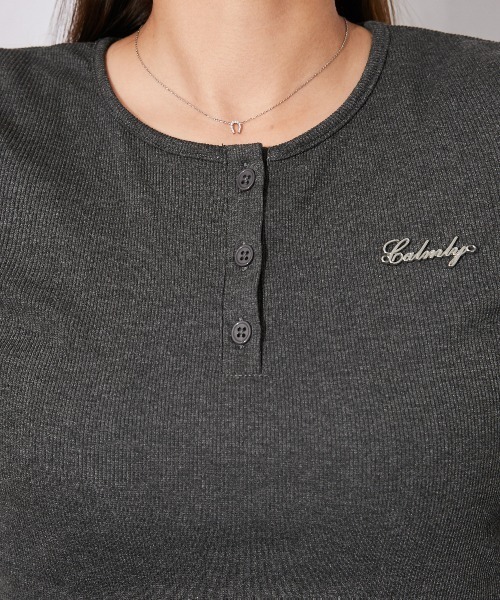 GORGE(ゴージ)の「《裾レースレイヤード》リブカットソー フェミ 春夏秋全4色(Tシャツ/カットソー・レディース・ブラック/オフホワイト/グレー/チャコール・F)」の20枚目の写真