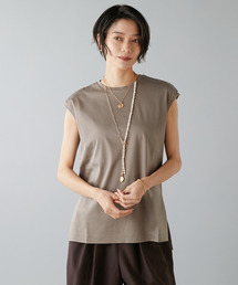 Liesse（リエス）の「ベーシックノースリーブトップス（Tシャツ/カットソー）」