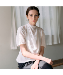 Ellioti（エリオティ）の「Roraine Mock Neck Blouse_2Color（シャツ/ブラウス）」
