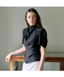 Roraine Mock Neck Blouse_2Color