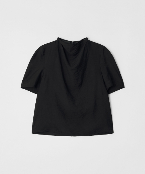 Ellioti(エリオティ)の「Roraine Mock Neck Blouse_2Color(シャツ/ブラウス・レディース・ブラック/ホワイト・F)」の5枚目の写真
